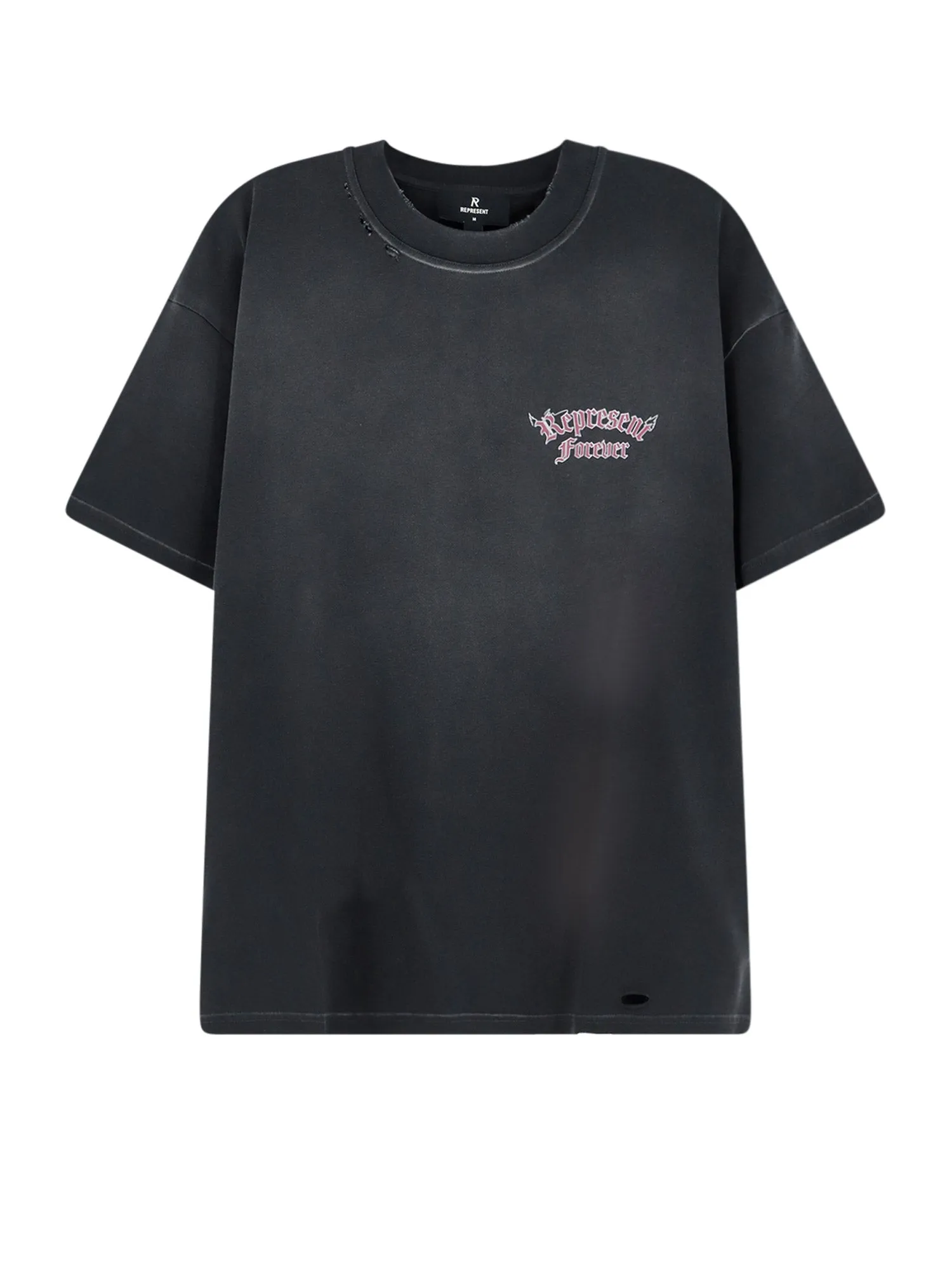 Used-Effect Cotton T-Shirt sold by Wanan Luxury