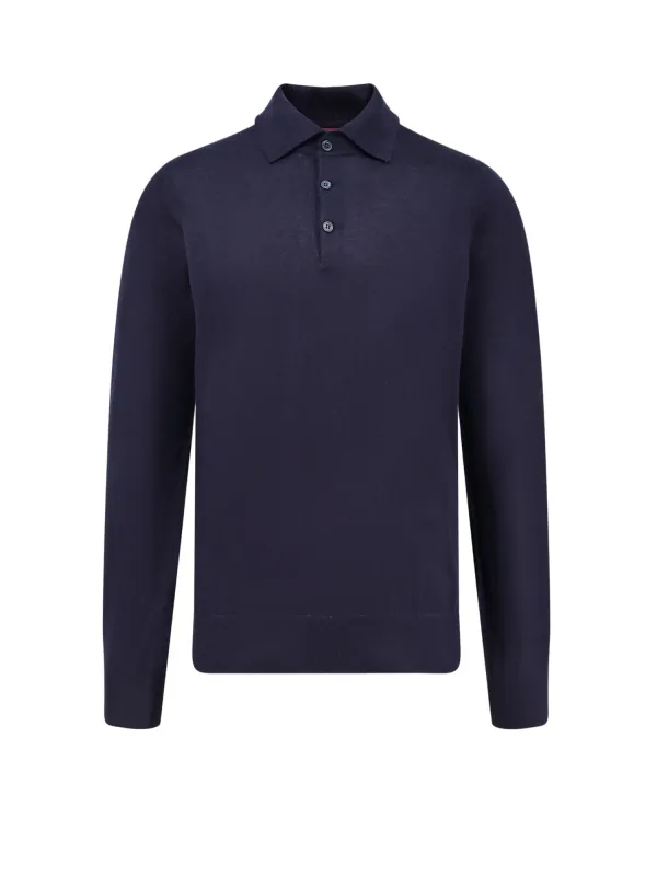Cashmere And Cotton Polo Shirt made by Brunello Cucinelli