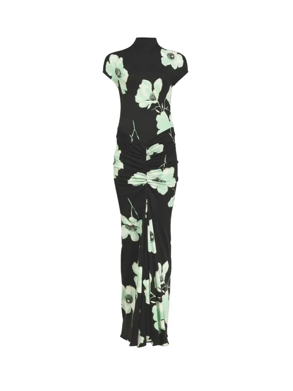 Viscose Dress With Sakura Print made by Alaia