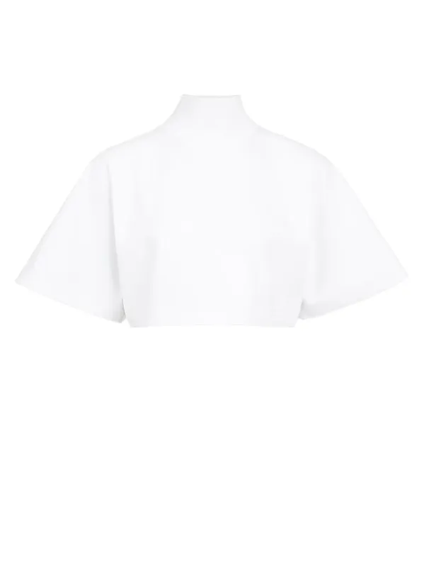 Cotton Crop T-Shirt made by Alaia