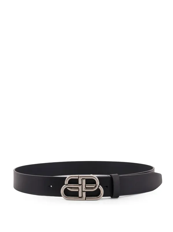 Bb Large Leather Belt made by Balenciaga
