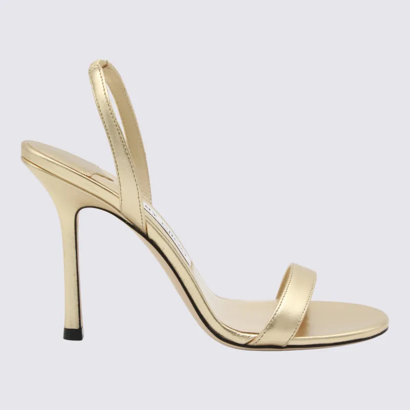 With Heel Gold made by Jimmy Choo