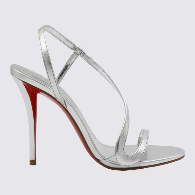 Sandals Silver made by Christian Louboutin