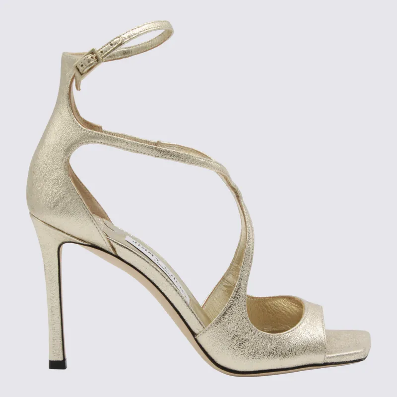 Sandals Platinum made by Jimmy Choo