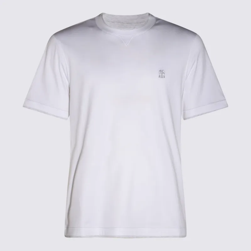 T-Shirts And Polos White made by Brunello Cucinelli