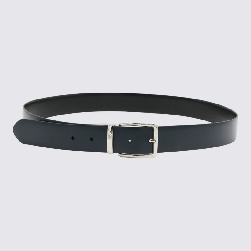Belts Navy/Black made by Canali