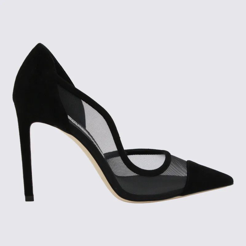 With Heel Black/Black made by Jimmy Choo