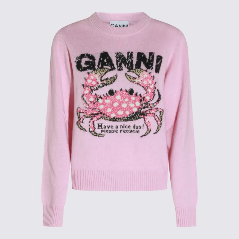 Sweaters Chalk Pink made by Ganni