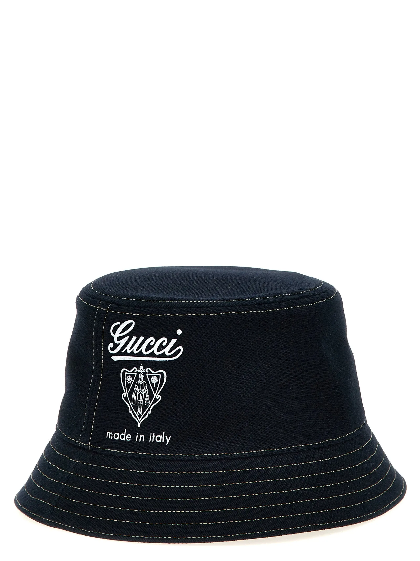 Gucci Coat Of Arms Bucket Hat Hats Blue sold by Wanan Luxury product image thumbnail 2