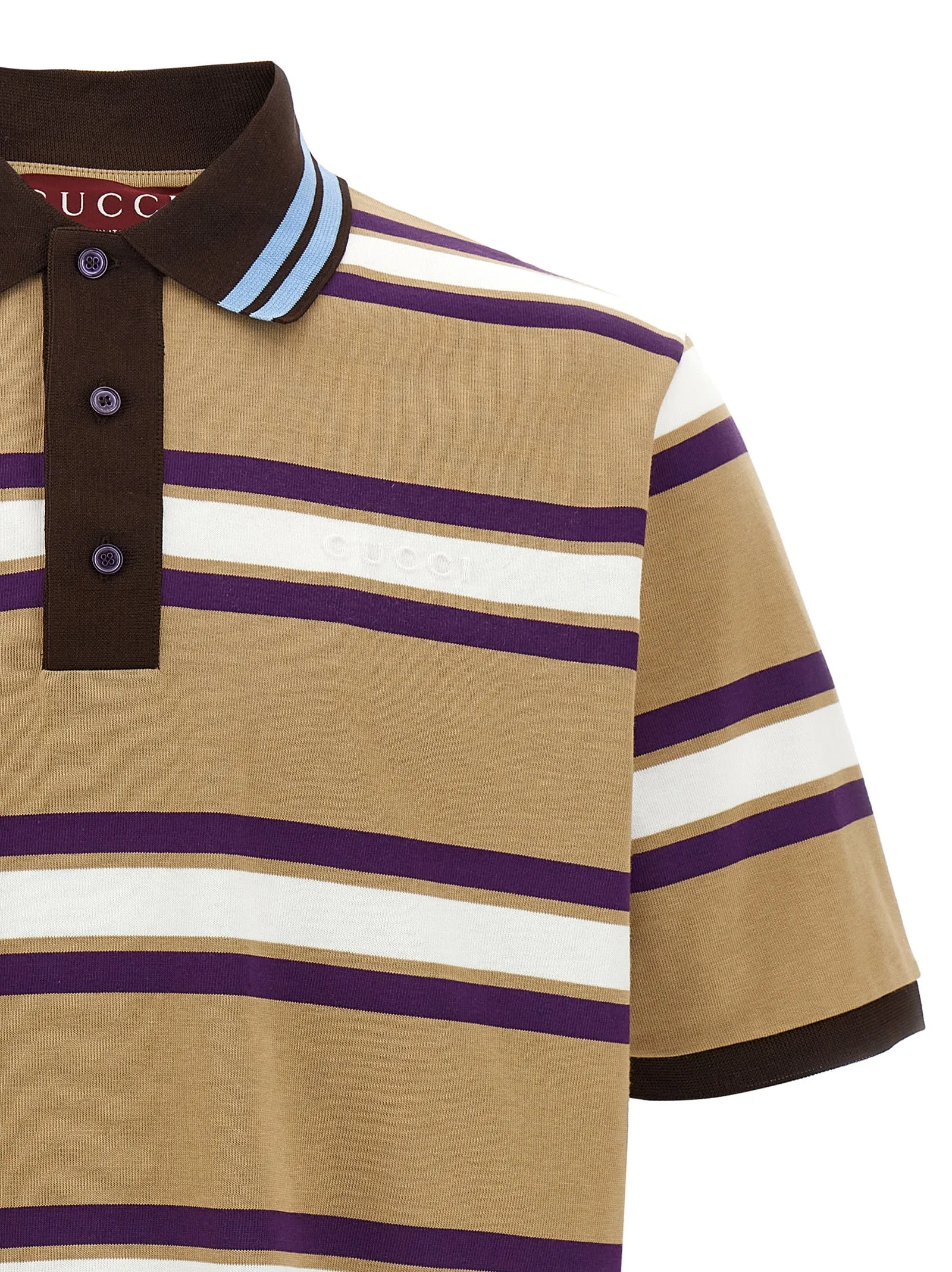 Embossed Logo Shirt Polo Multicolor sold by Wanan Luxury product image thumbnail 3