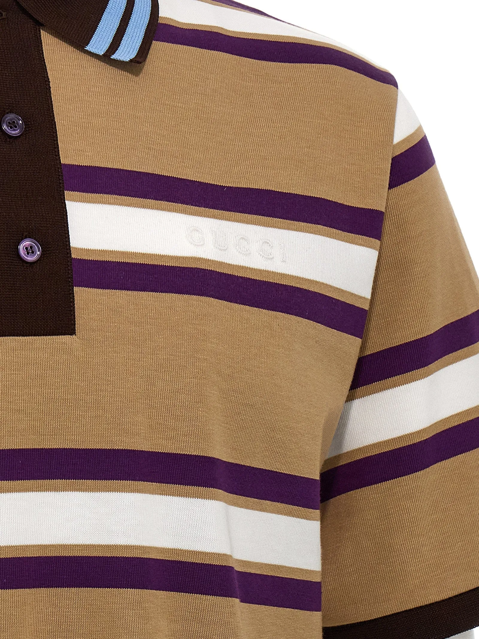Embossed Logo Shirt Polo Multicolor sold by Wanan Luxury product image thumbnail 4