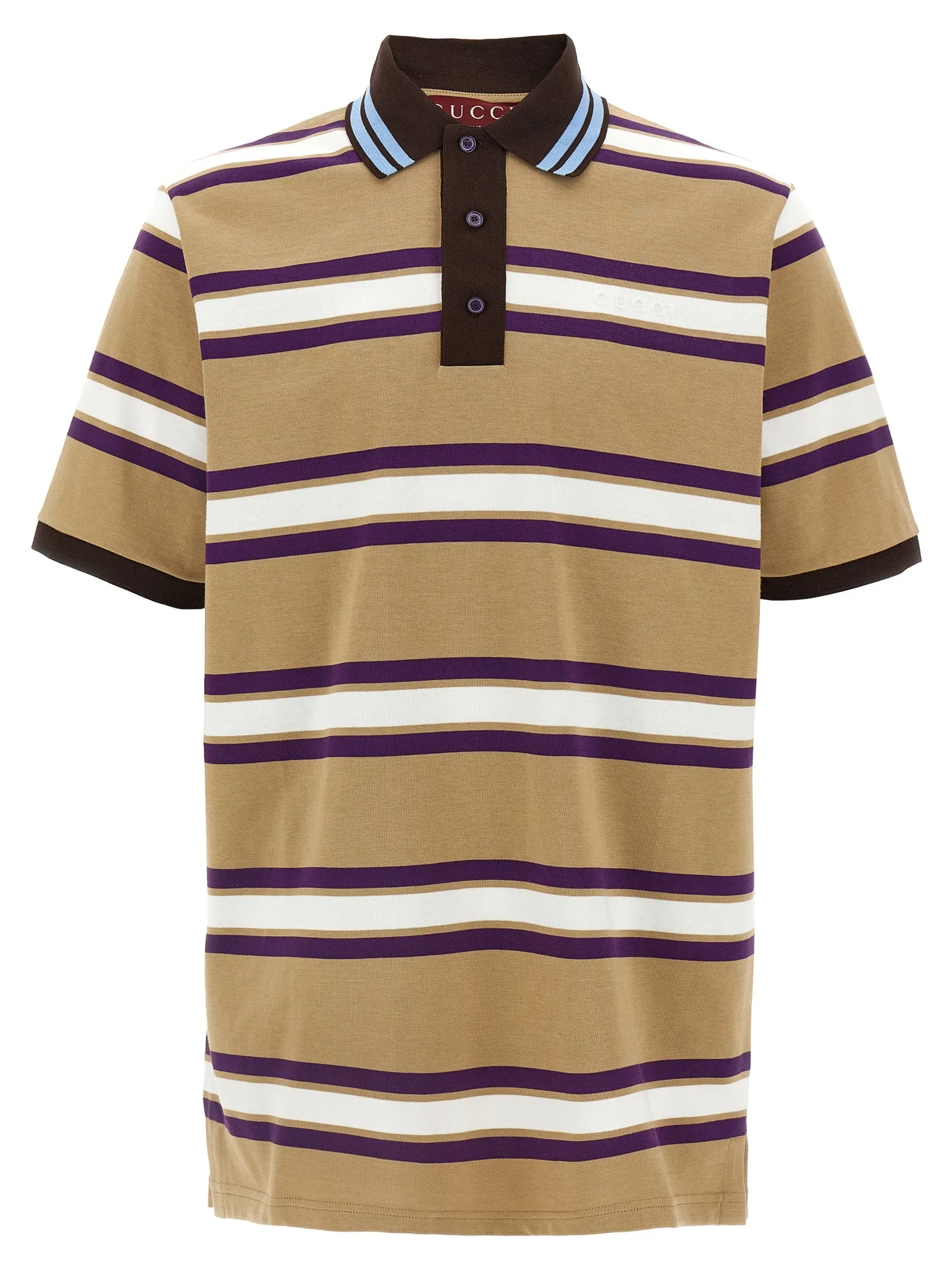 Embossed Logo Shirt Polo Multicolor sold by Wanan Luxury