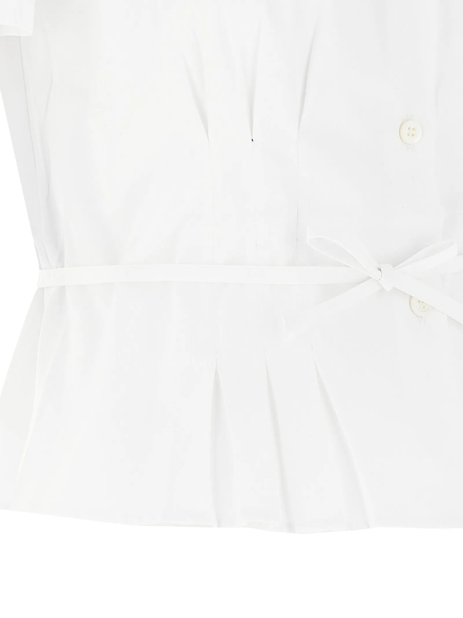 Pleated Shirt Shirt And Blouse White sold by Wanan Luxury product image thumbnail 4