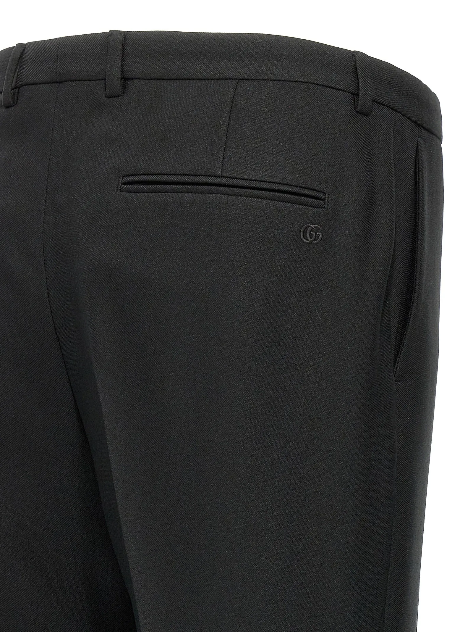 Twill Pants Black sold by Wanan Luxury product image thumbnail 4