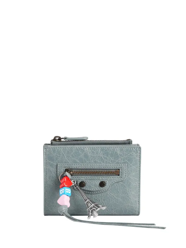 Le City Bifold Wallet In Arena Lambskin With Charms made by Balenciaga