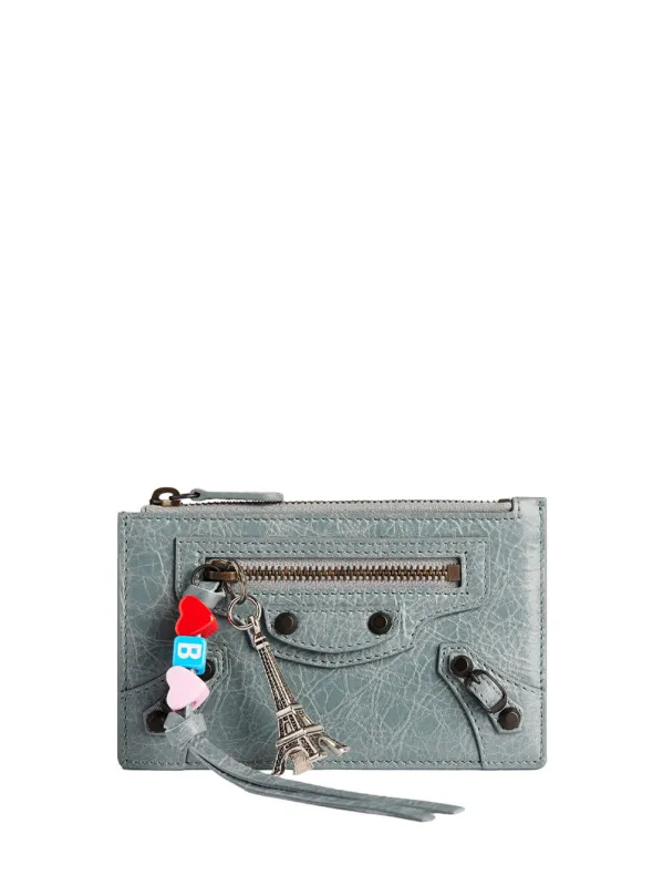Le City Long Coin And Card Holder In Arena Lambskin With Charms made by Balenciaga