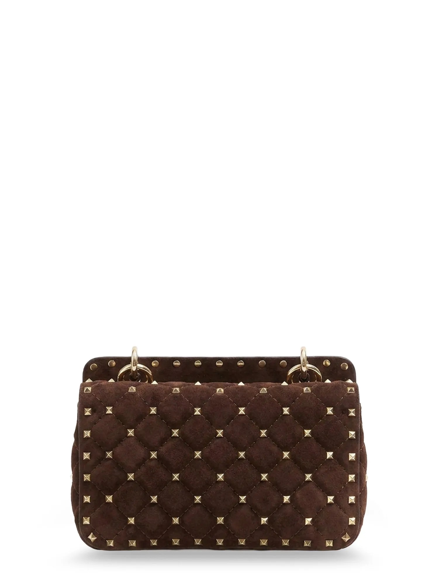 Rockstud Spike Suede Crossbody Bag With All-Over Studs sold by Wanan Luxury product image thumbnail 2
