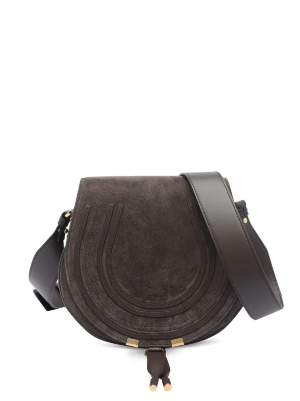 Marcie Leather Saddle Bag made by Chloe