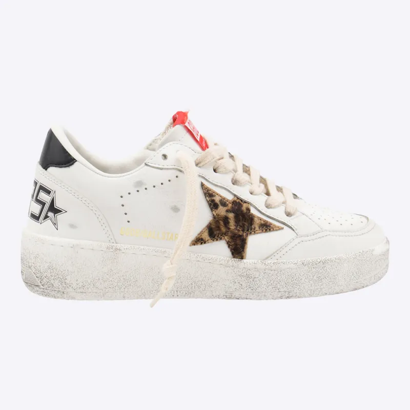 Sneakers White/Beige Brown/Black Leo made by Golden Goose