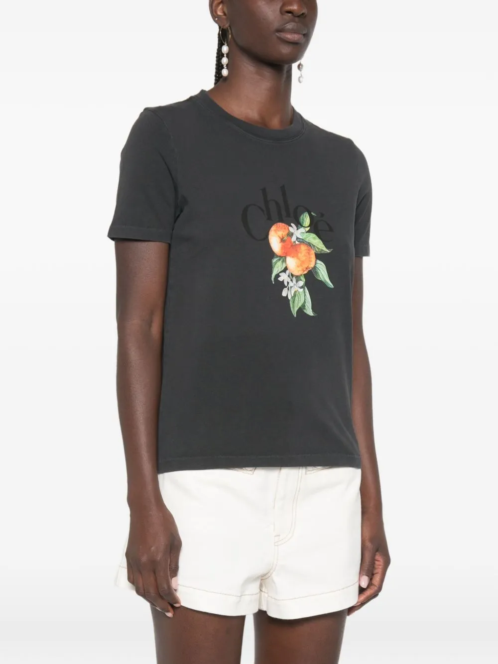 Printed Cotton T-Shirt sold by Wanan Luxury product image thumbnail 4