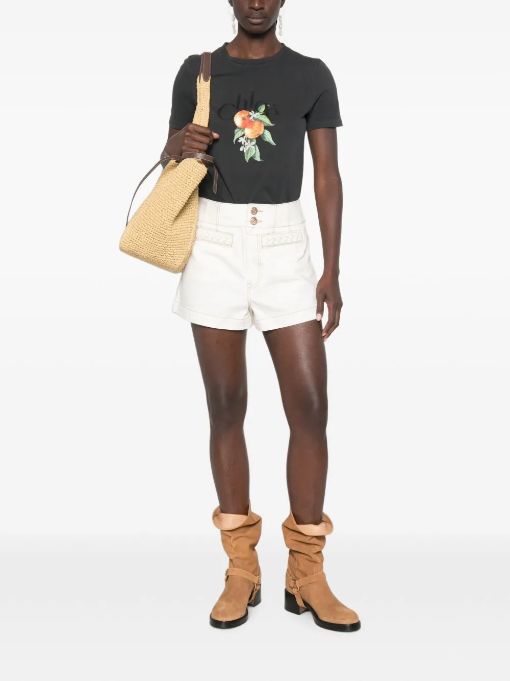 Printed Cotton T-Shirt sold by Wanan Luxury product image thumbnail 5
