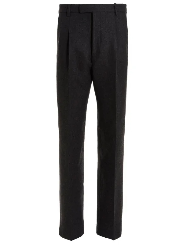 Cachemire Wool Pants Gray made by Gucci