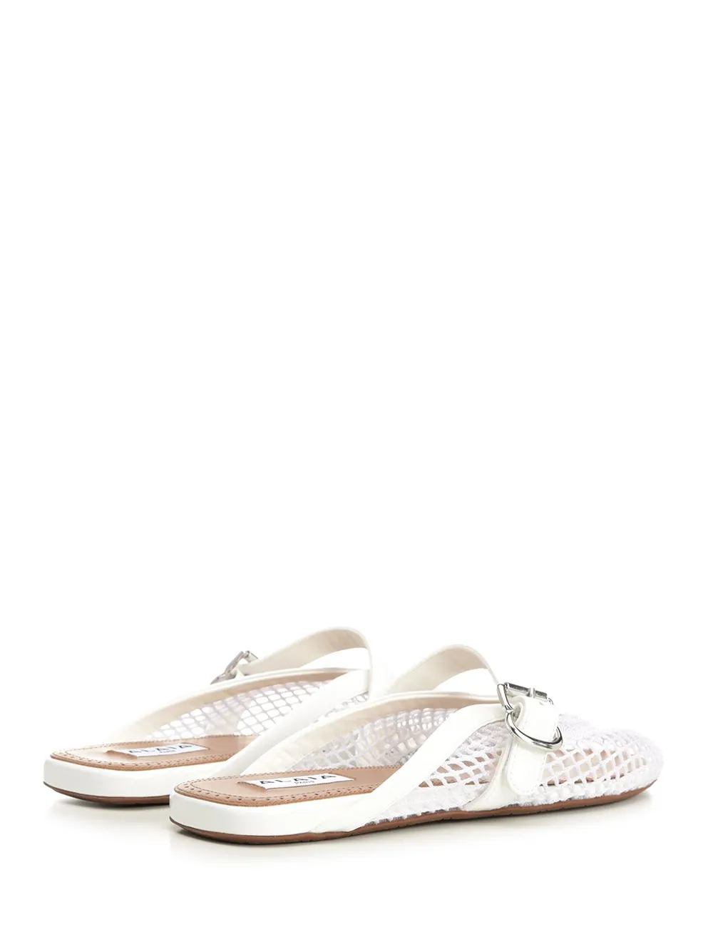 Flat Mesh Mule Scarpe Basse White sold by Wanan Luxury product image thumbnail 3
