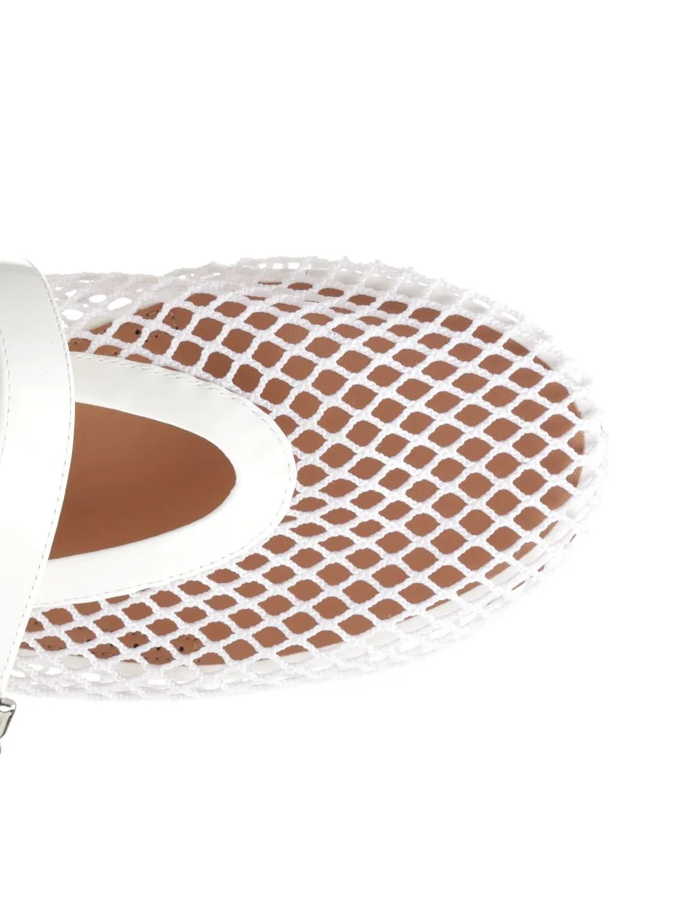 Flat Mesh Mule Scarpe Basse White sold by Wanan Luxury product image thumbnail 4