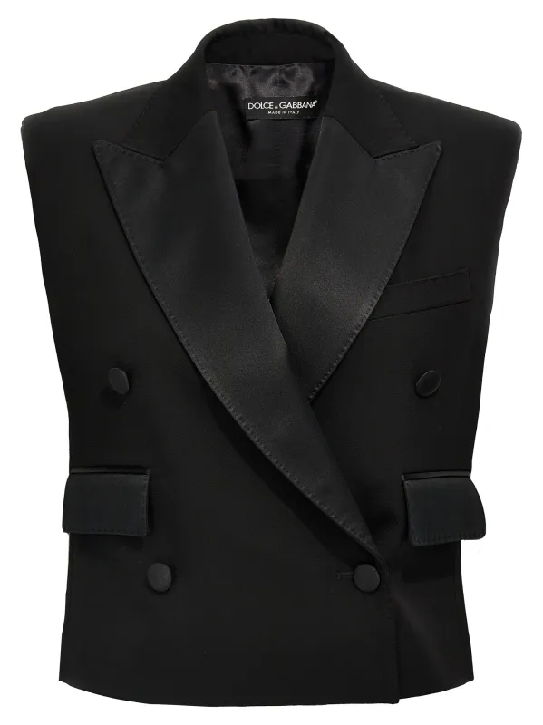 Tuxedo Gilet Black made by Dolce & Gabanna