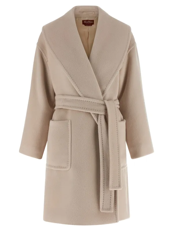 Cloruro Coats And Trench Coats Beige made by MaxMara