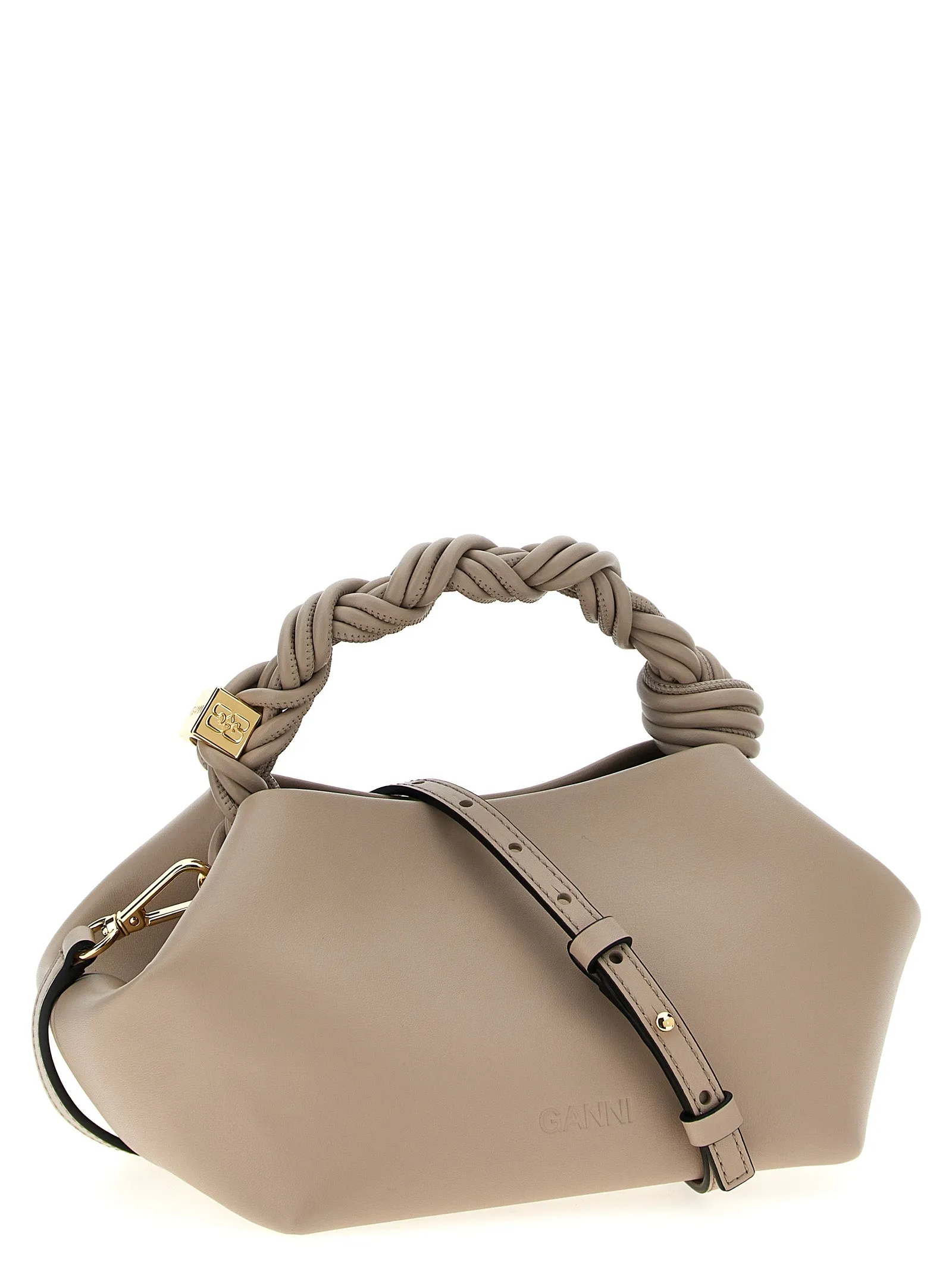 Small Ganni Bou Hand Bags Gray sold by Wanan Luxury product image thumbnail 2