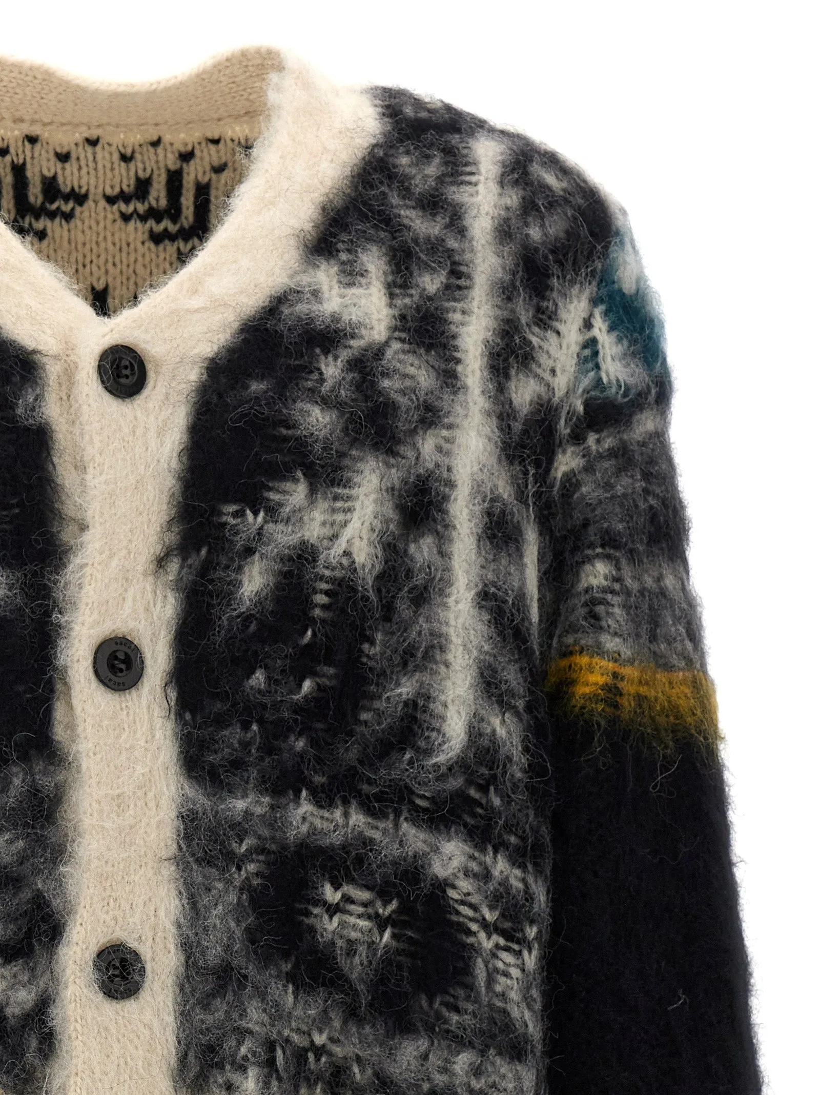 Patterned Sweater Sweaters And Cardigans Multicolor sold by Wanan Luxury product image thumbnail 3