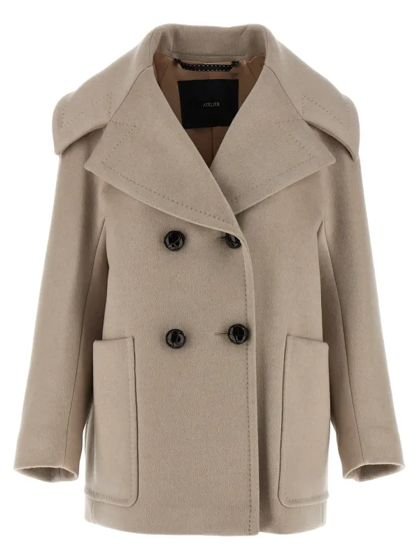 Mario Coats And Trench Coats Beige made by MaxMara