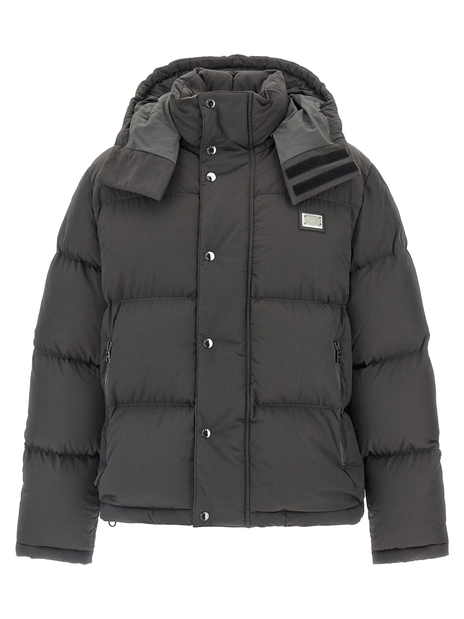 Logo Patch Down Jacket Puffer Jackets Gray sold by Wanan Luxury product image thumbnail 2