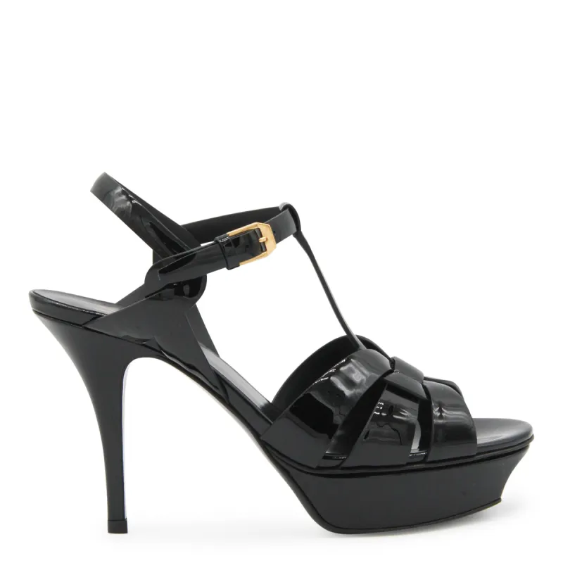 Sandals Nero made by Yves Saint Laurent