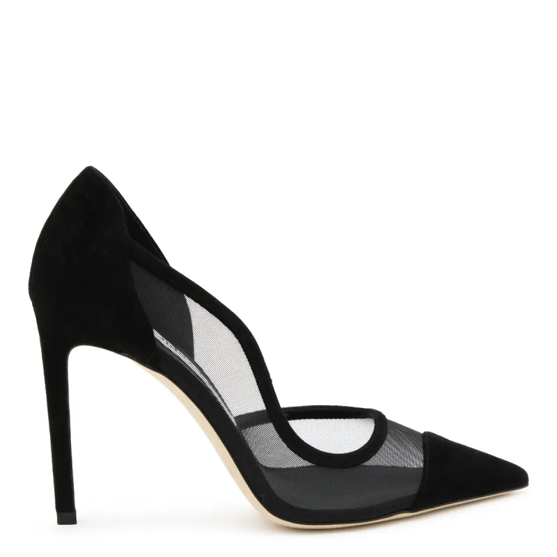 With Heel Black/Black made by Jimmy Choo