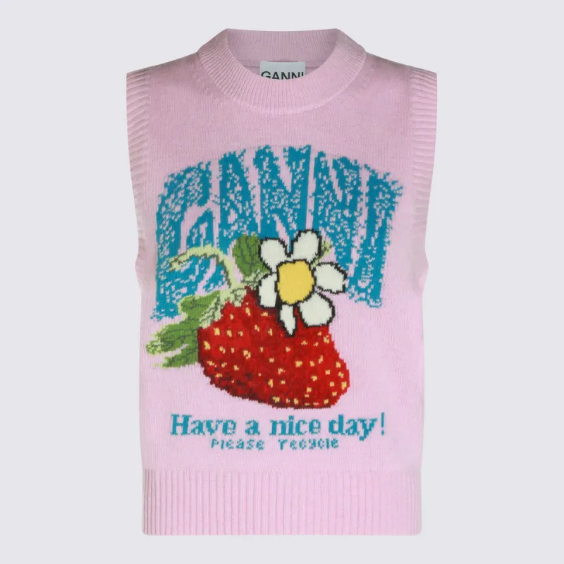 Sweaters Chalk Pink made by Ganni