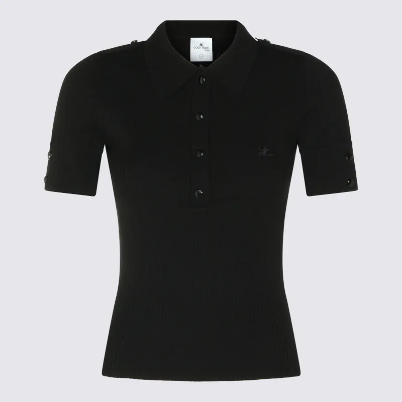 T-Shirts And Polos Black made by Courreges