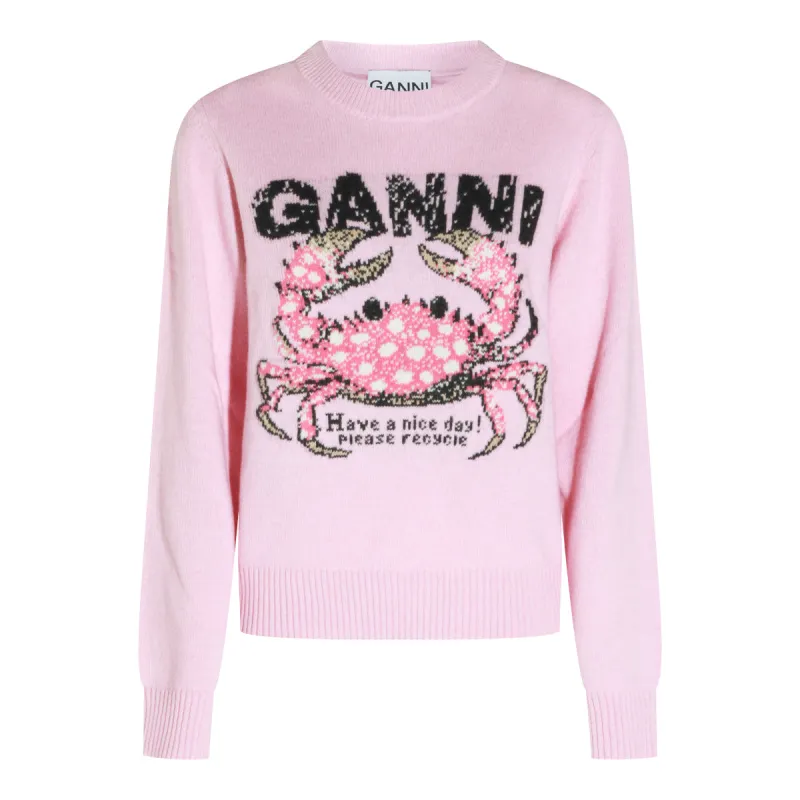 Sweaters Chalk Pink made by Ganni