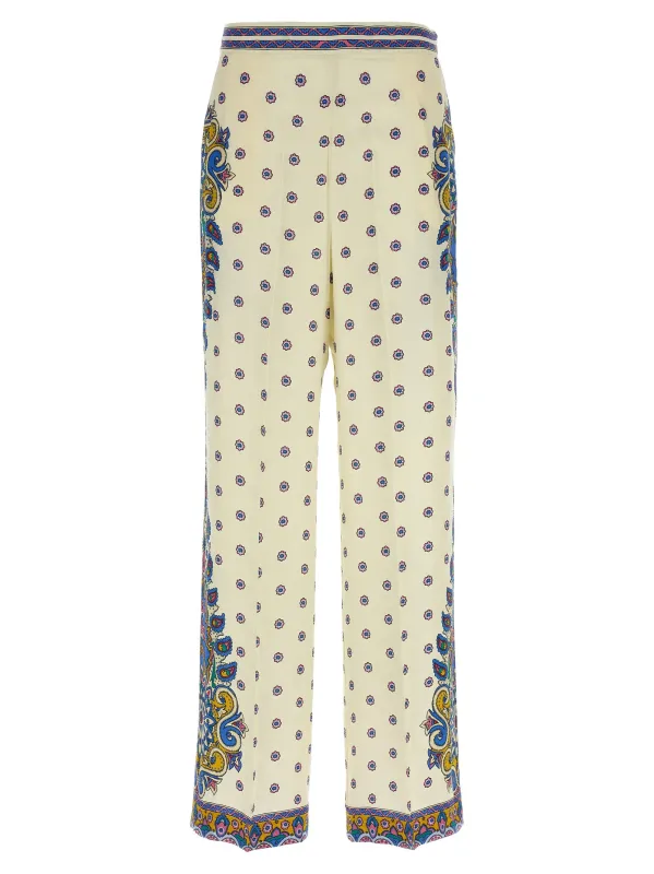 Palazzo Pants White made by Etro
