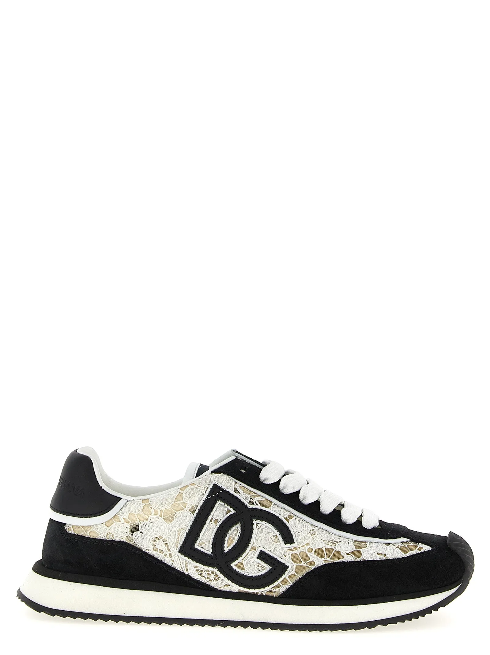 Dg Cushion Sneakers White/Black sold by Wanan Luxury