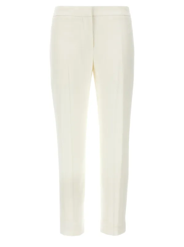 Crepe Pants White made by Alexander McQueen