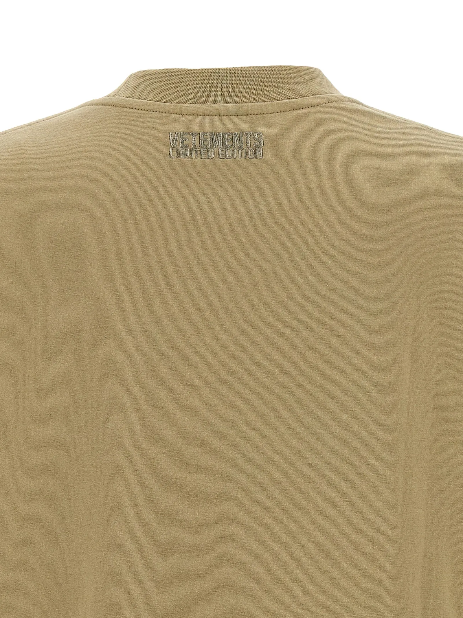 Oval Logo T-Shirt Beige sold by Wanan Luxury product image thumbnail 4