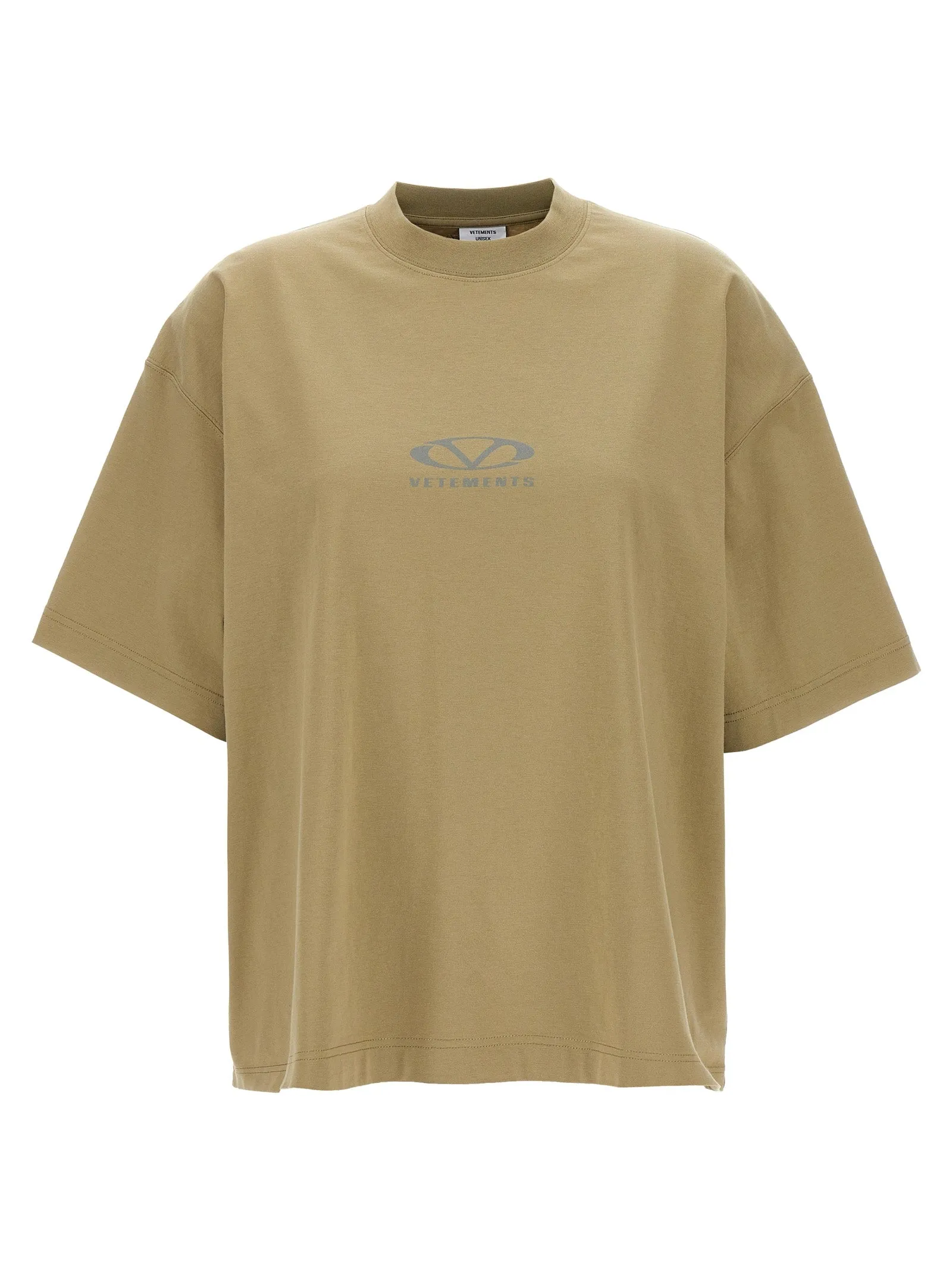 Oval Logo T-Shirt Beige sold by Wanan Luxury