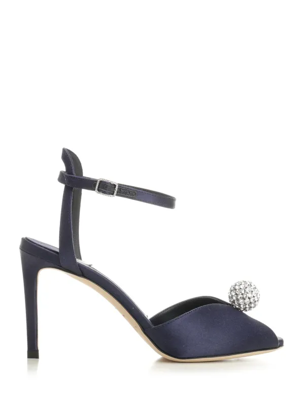 Sacora 85 Sandal Sandals Blue made by Jimmy Choo