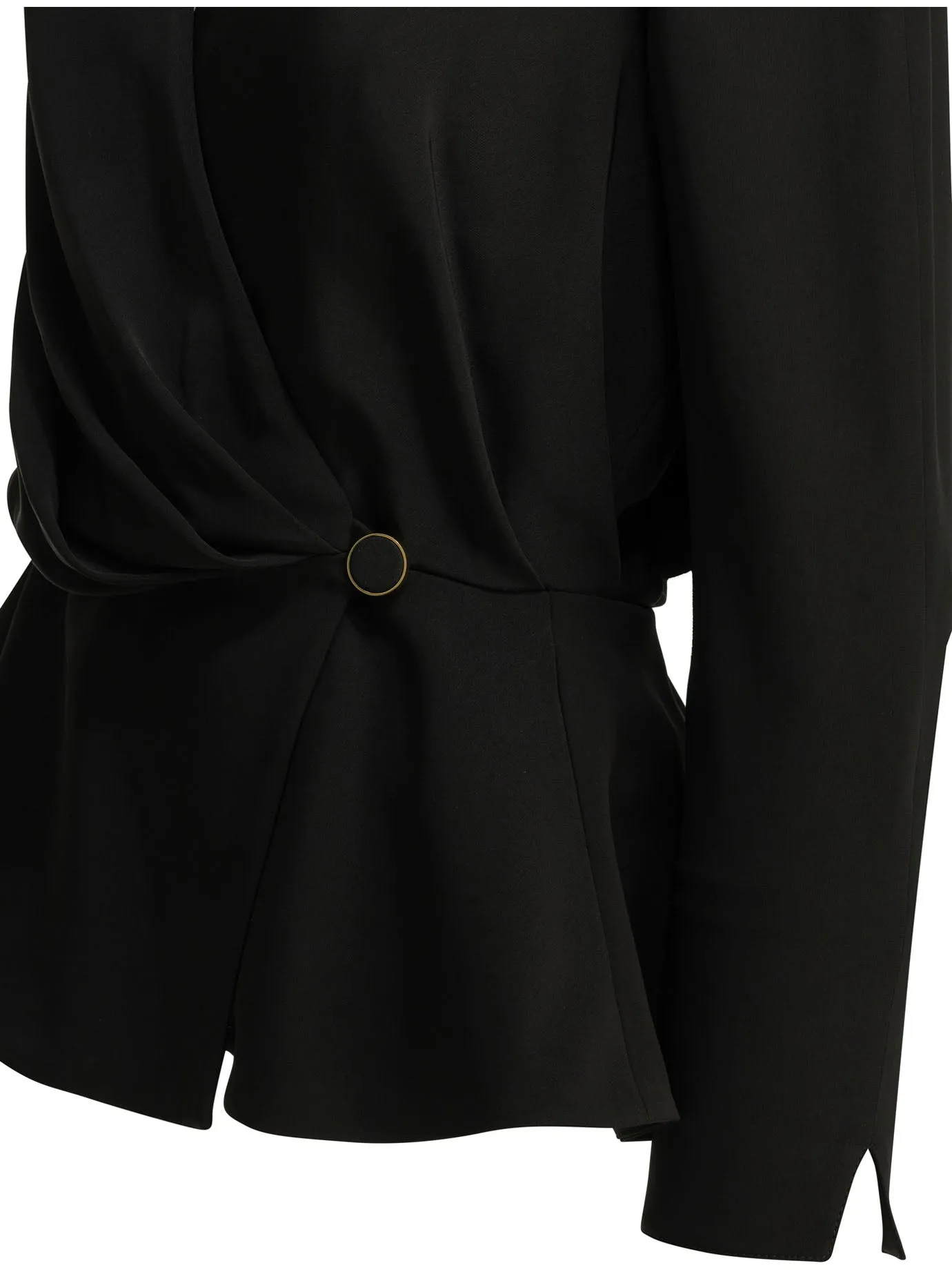 Casual Draped Top Tops Black sold by Wanan Luxury product image thumbnail 4