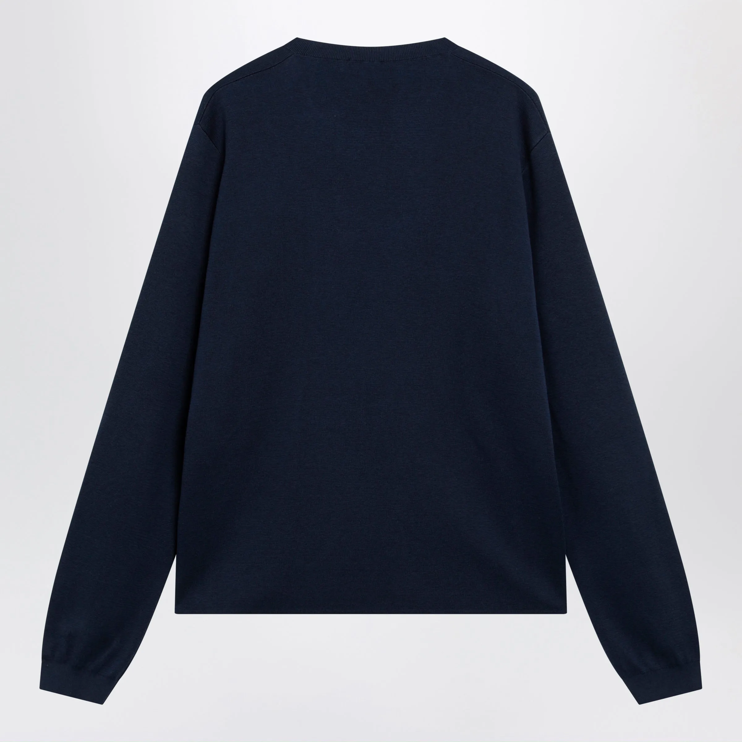 Ink Blue Silk And Cotton Sweater sold by Wanan Luxury product image thumbnail 2