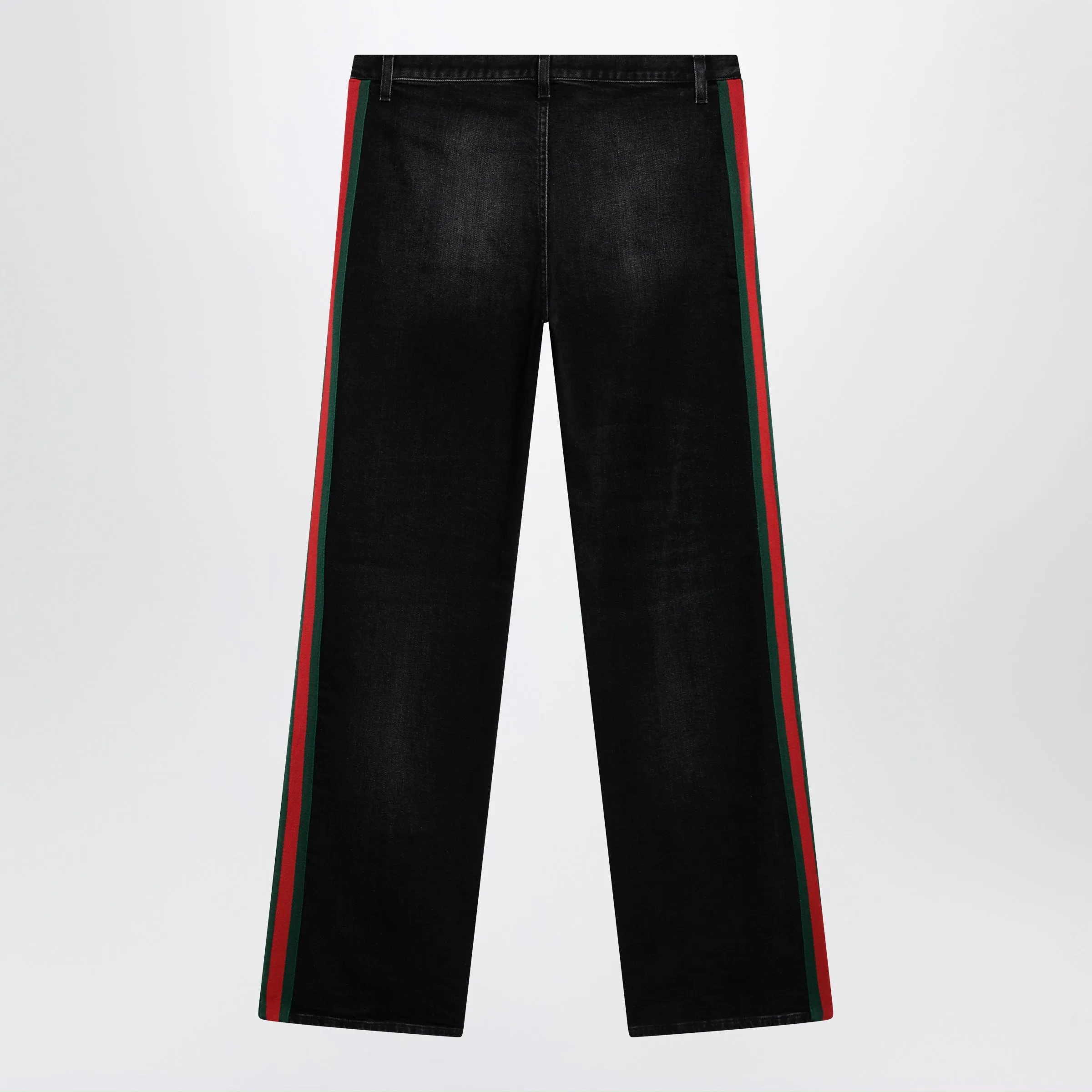 Straight-Leg Stretch Cotton Denim Jeans In Black sold by Wanan Luxury product image thumbnail 2