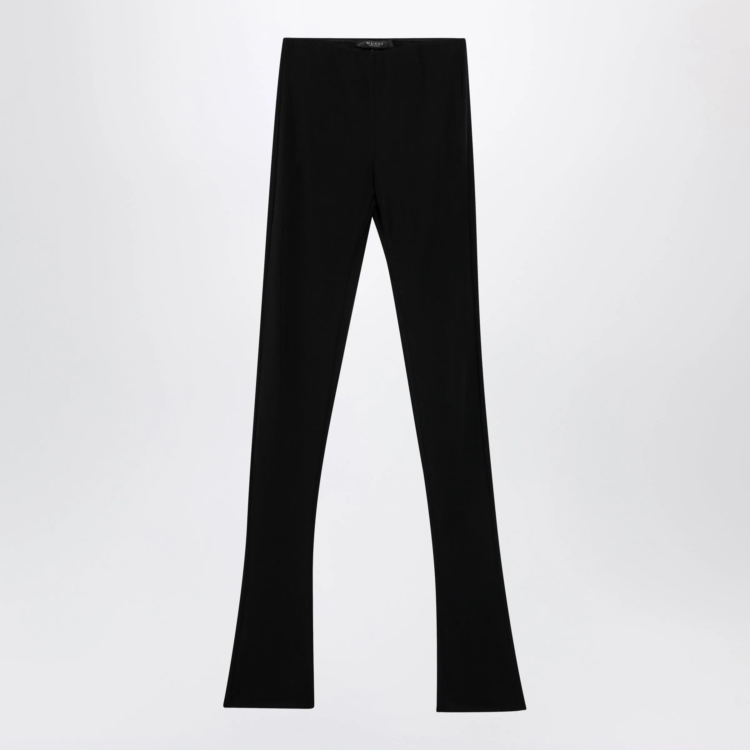 Black Trousers In Viscose Crêpe Jersey sold by Wanan Luxury