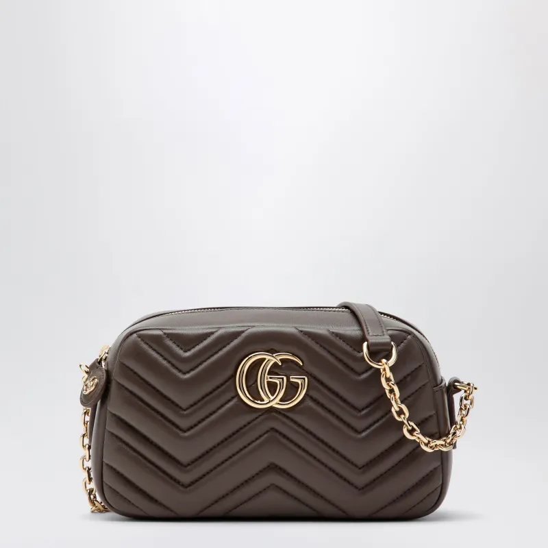 Small Gg Marmont Camera Bag In Taupe Nappa Leather made by Gucci